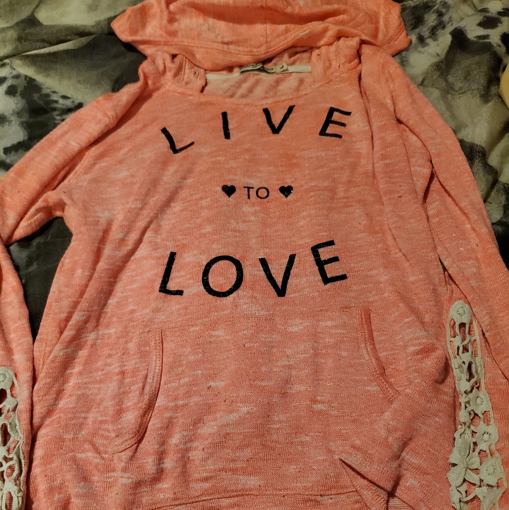 Thin hoodie.